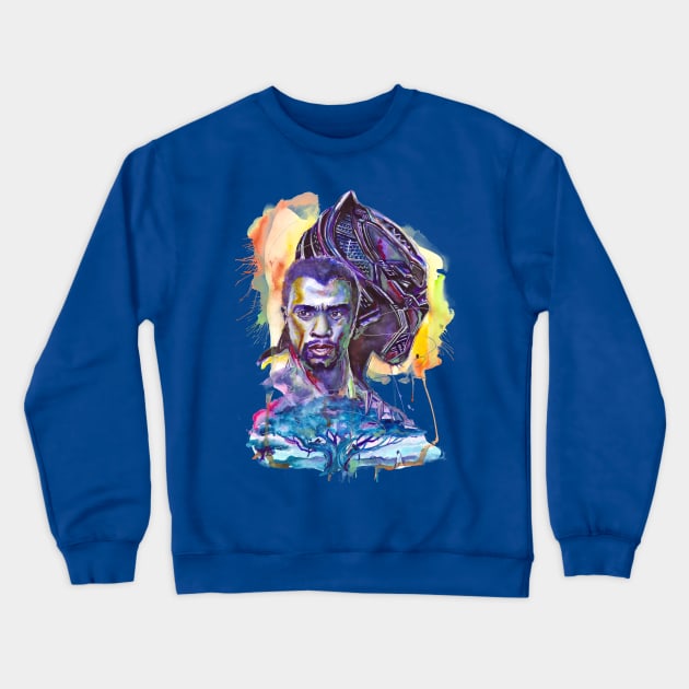 Black Panther Crewneck Sweatshirt by splattergeek